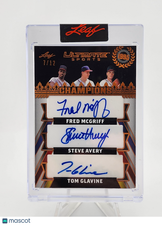 2024 Leaf Ultimate  Fred McGriff Tom Glavine Steve Avery