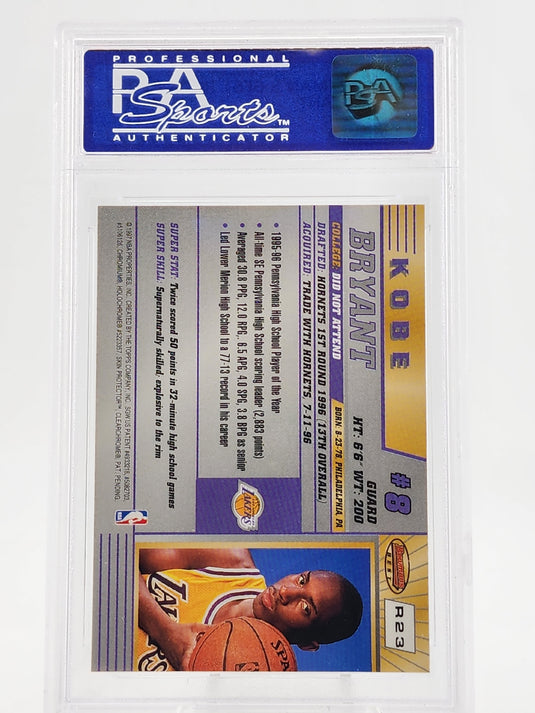 1996 Bowman's Best Rookie Kobe Bryant #R23 PSA 9