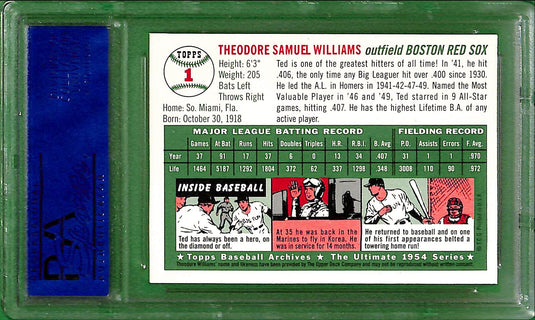 1994 Upper Deck All Time Heroes 1954 Topps Archives Ted Williams