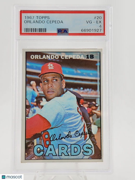1967 Topps Orlando Cepeda #20 PSA 4