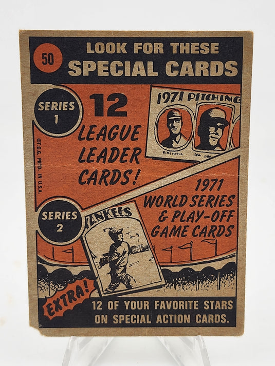 1972 Topps In Action Willie Mays