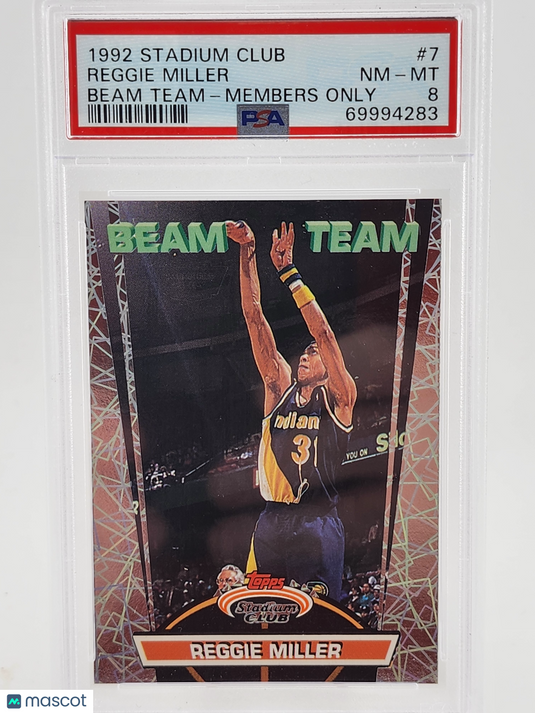 1992 Stadium Club Beam Team Reggie Miller