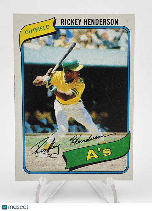 1980 Topps Rickey Henderson #482