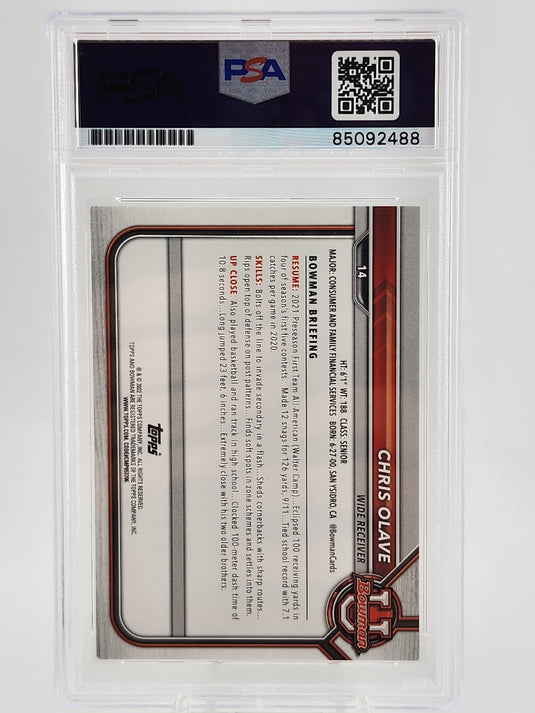 2022 Topps Bowman U Chris Olave