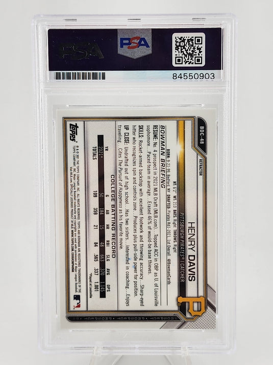 2021 Topps Bowman Henry Davis