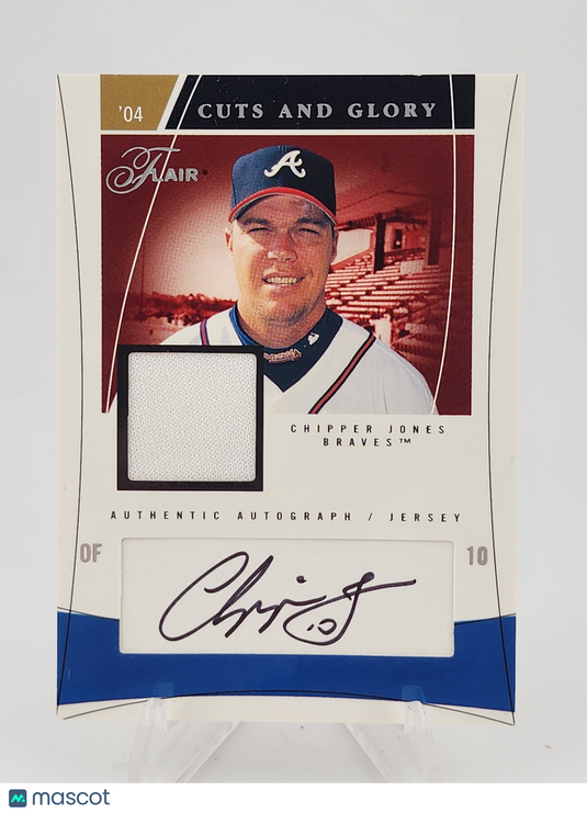 2004 Fleer Cuts and Glory Chipper Jones