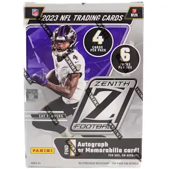 2023 Panini Zenith Football 6-Pack Blaster Box