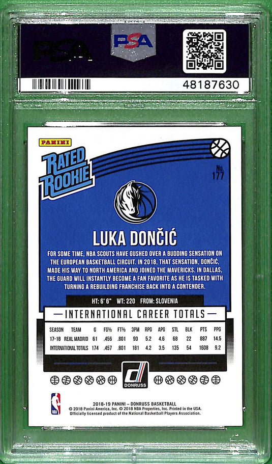 2018 Panini Donruss Luka Doncic