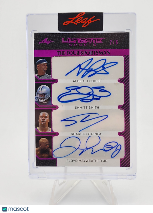 2024 Leaf Ultimate  Mayweather Jr. - Shaq - Pujols - Emmitt Smith
