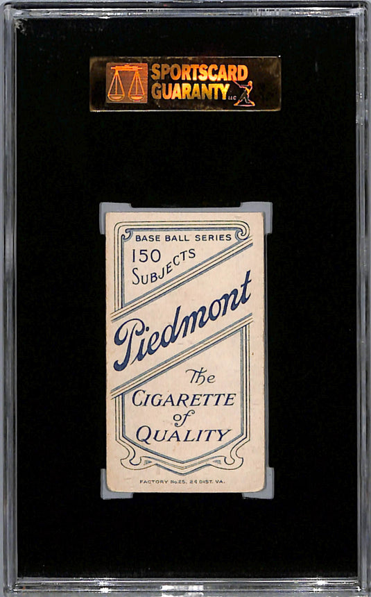 1909 Piedmont Cigarettes (T206) Jim Delehanty SGC A