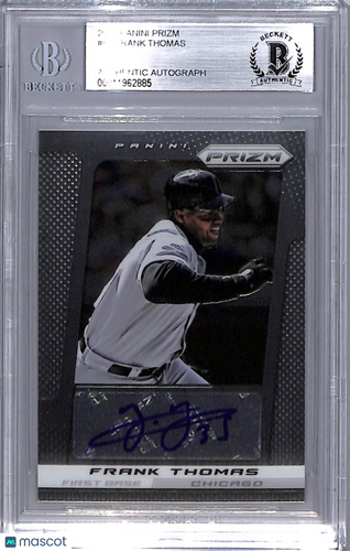 2013 Panini Prizm Frank Thomas #FT BGS Authentic