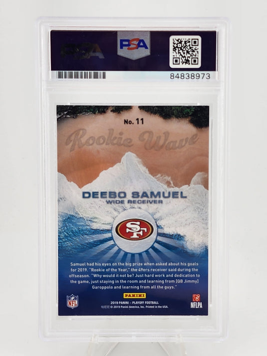 2019 Playoff Deebo Samuel Rookie Wave Rookie PSA
