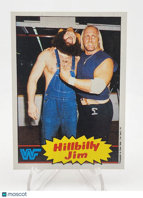 1985 Topps WWF Hulk Hogan Hillbilly Jim #15