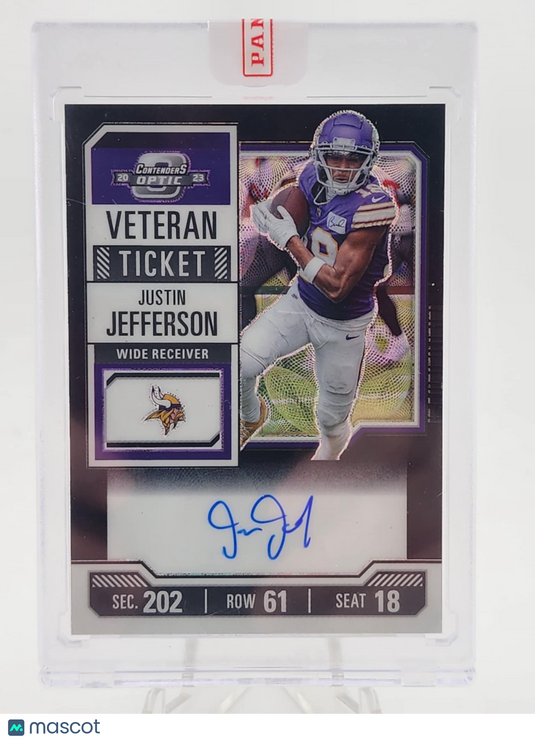 2022 Panini Contenders Optic Prizm Justin Jefferson