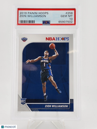 2019 Panini Hoops Zion Williamson #258 PSA