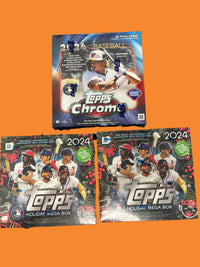 #166 2024 Topps Chrome Update Mega and 2x Holiday Megas