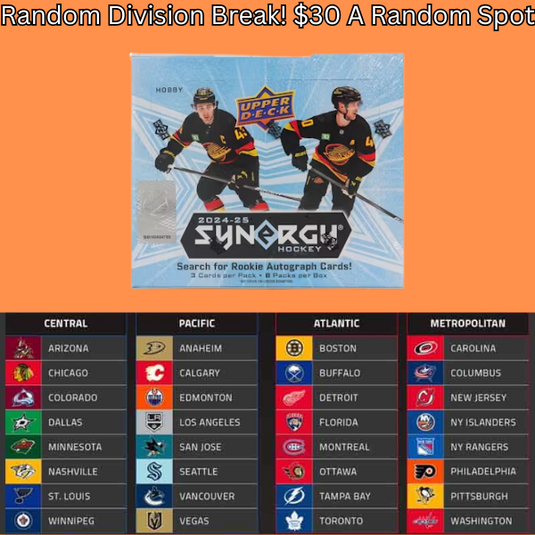 #225 2024-25 Synergy Hockey Random Divisional Break!