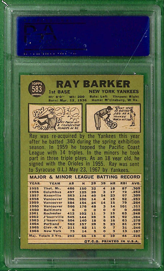 1967 Topps Ray Barker