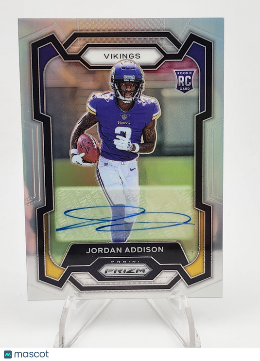 2023 Panini Prizm Jordan Addison #368 Autograph RC