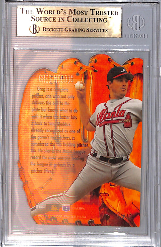 1994 Flair Hot Gloves Greg Maddux #5 BGS 9.5