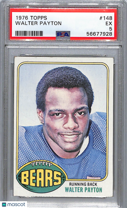 1976 Topps Walter Payton #148 PSA 5