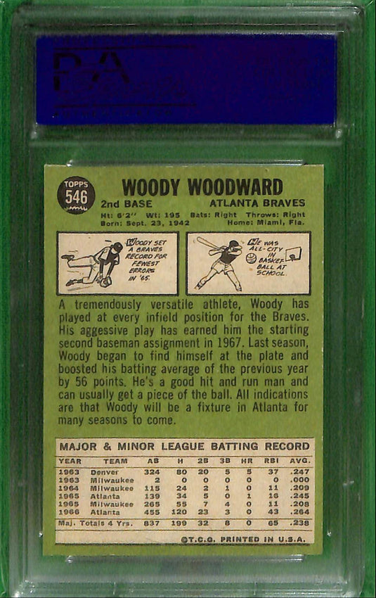 1967 Topps Woody Woodward