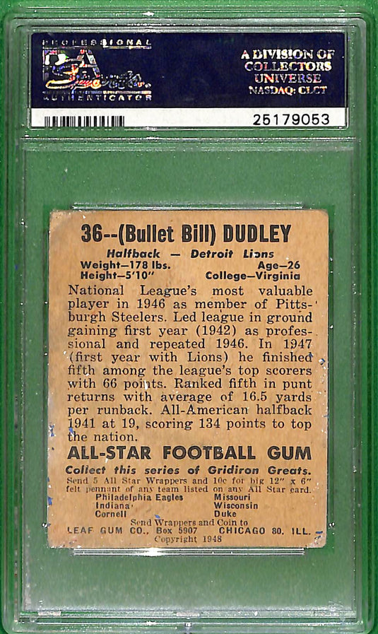 1948 Leaf Bill Dudley