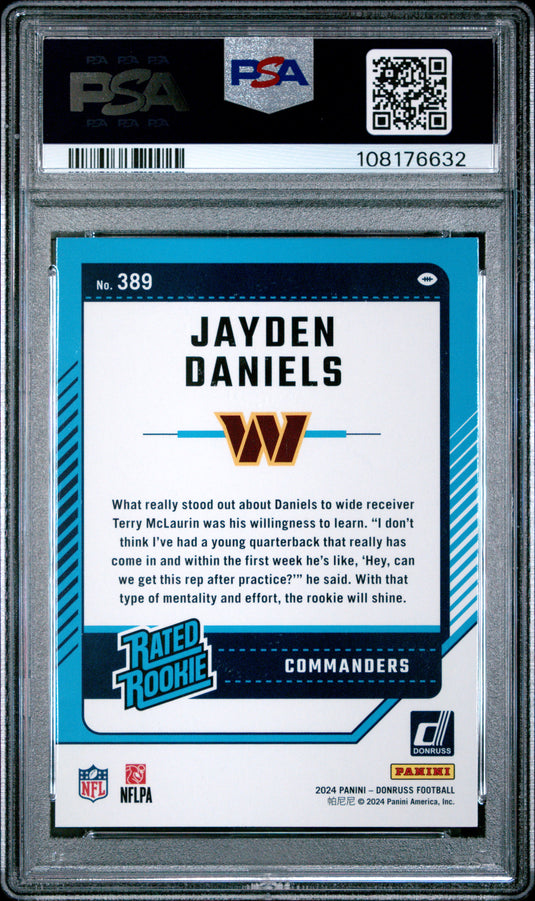 2024 Panini Donruss Jayden Daniels