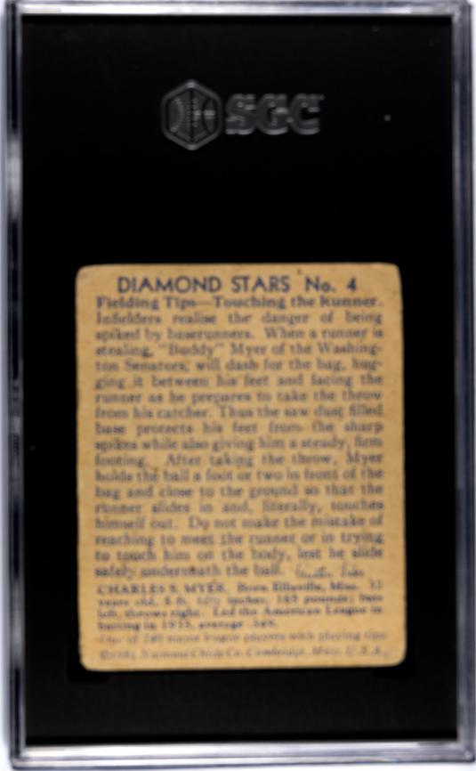 1934 Diamond Stars Buddy Myer
