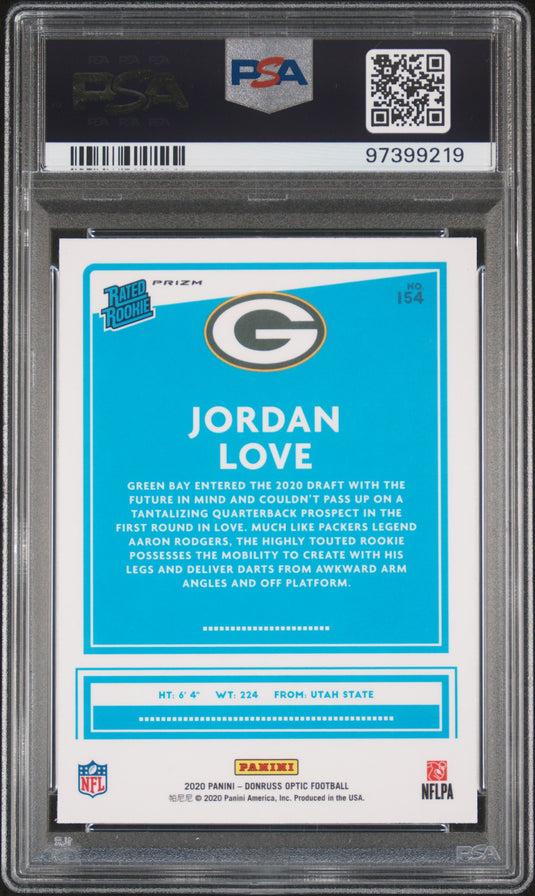 2020 Panini Donruss Optic Jordan Love