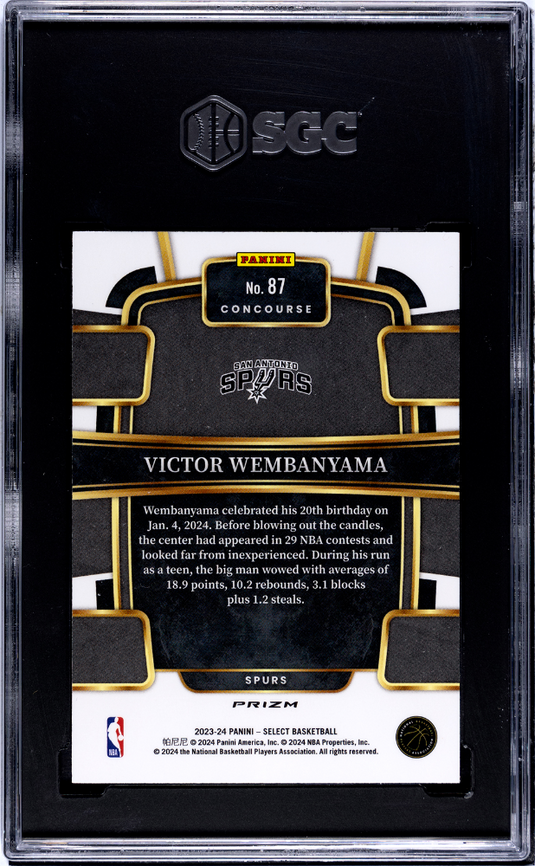 2023 Panini Select Victor Wembanyama