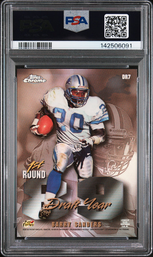 1997 Topps Chrome Draft Year T. Aikman B. Sanders