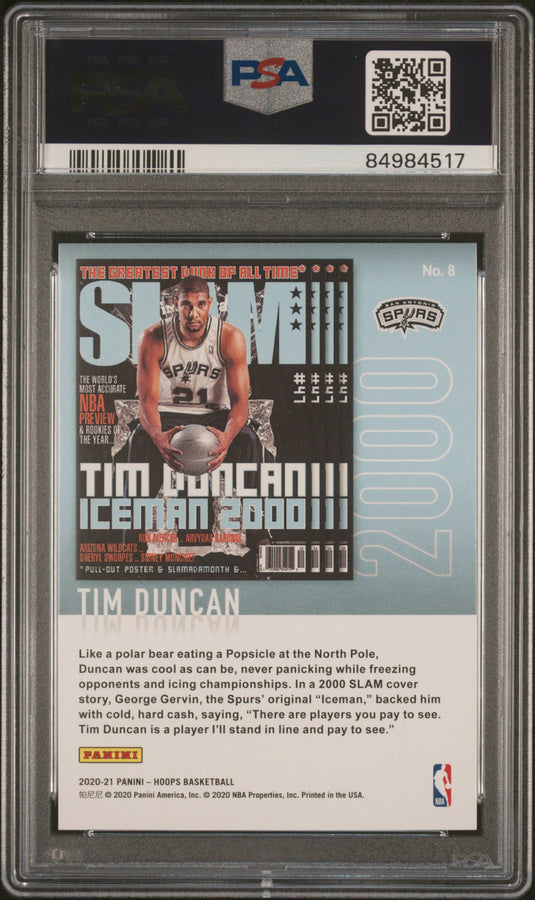 2020 Panini Hoops Slam Tim Duncan