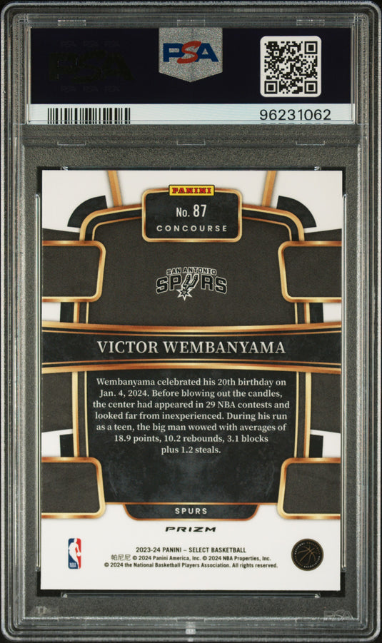 2023 Panini Select Victor Wembanyama