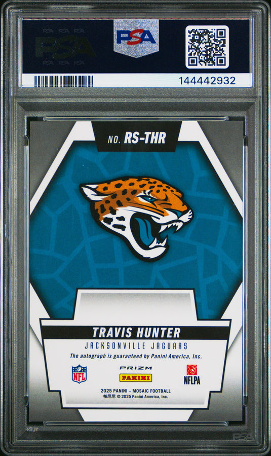 2025 Panini Mosaic Rookie Scripts Travis Hunter