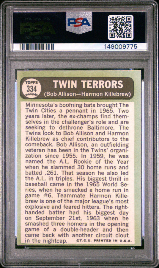 1967 Topps Twin Terrors