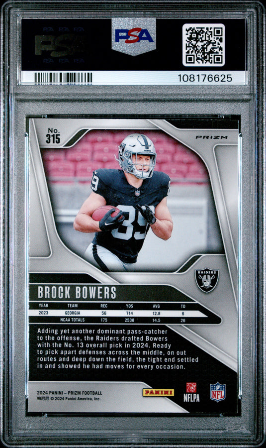 2024 Panini Prizm Brock Bowers