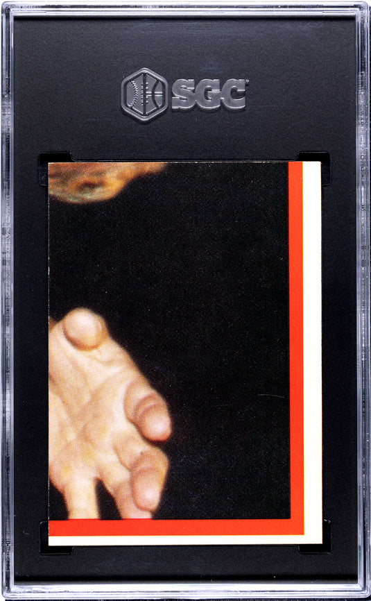 1985 Topps Hulk Hogan #1 WWF Sticker SGC 7