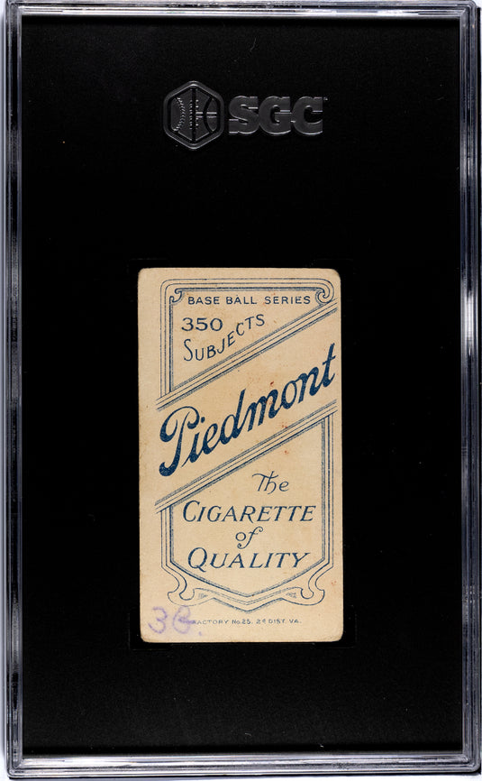 1910 Piedmont Cigarettes (T206) Ed Lennox SGC 1.5