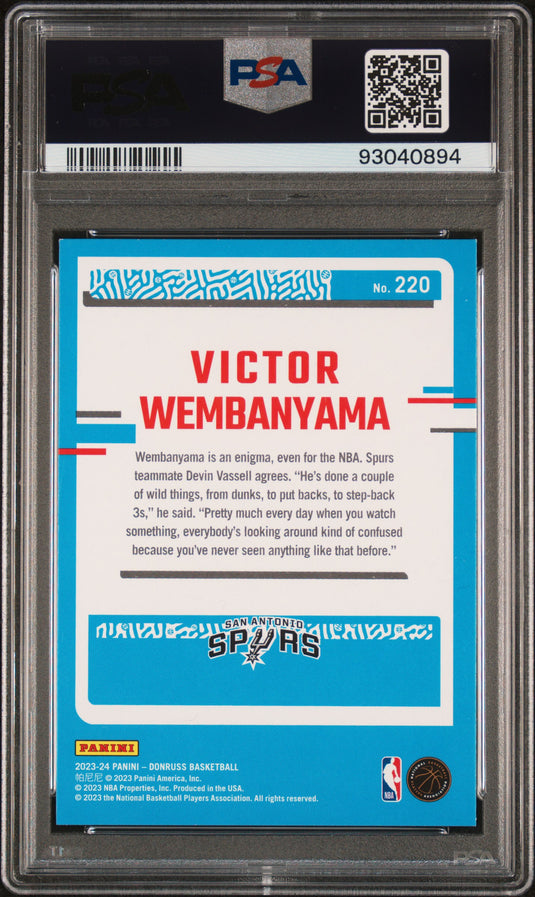 2023 Panini Donruss Victor Wembanyama