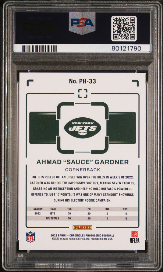 2022 Panini Chronicles Photogenic Sauce Gardner #PH33 Pink PSA 10