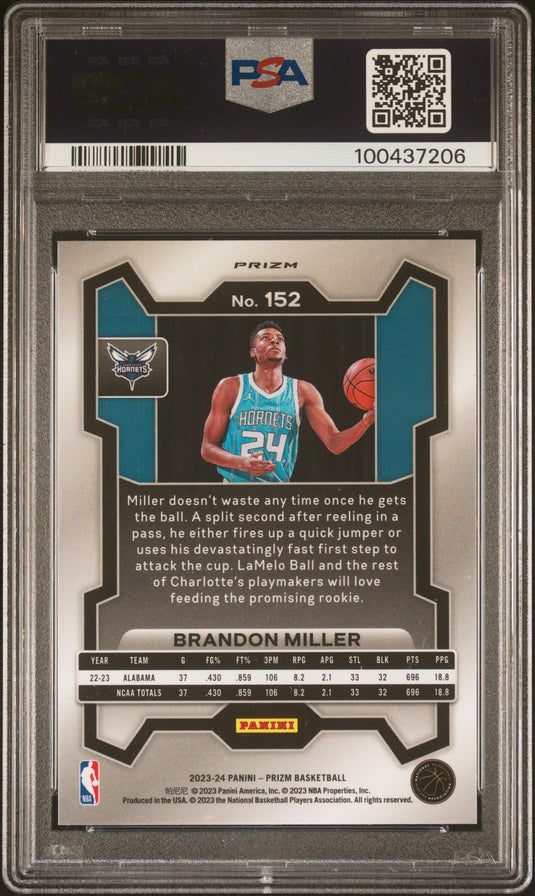 2023 Panini Prizm Brandon Miller