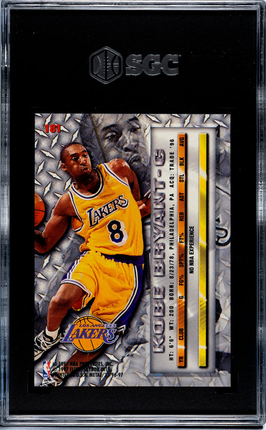 1996 Fleer Metal Kobe Bryant #181 SGC 10
