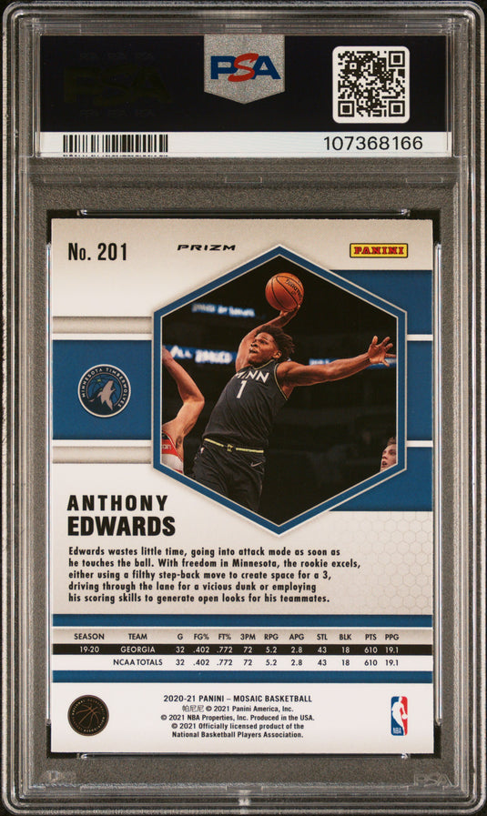 2020 Panini Mosaic Anthony Edwards