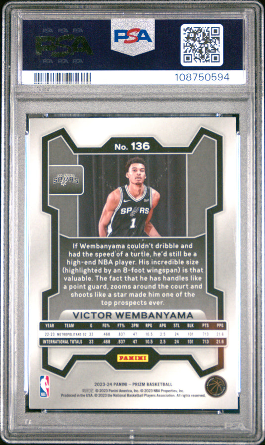2023 Panini Prizm Victor Wembanyama