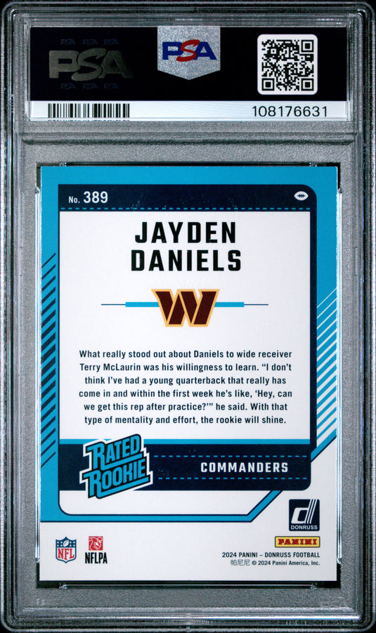2024 Panini Donruss Jayden Daniels