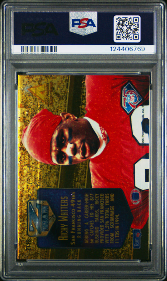 1995 Zenith Z-Team Ricky Watters #ZT13 PSA 8