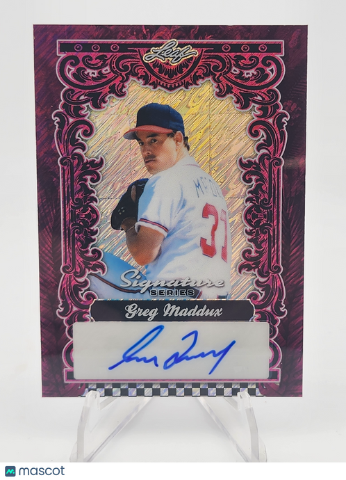 2025 Leaf Signature Series Greg Maddux #BA-GM1 1 of 1