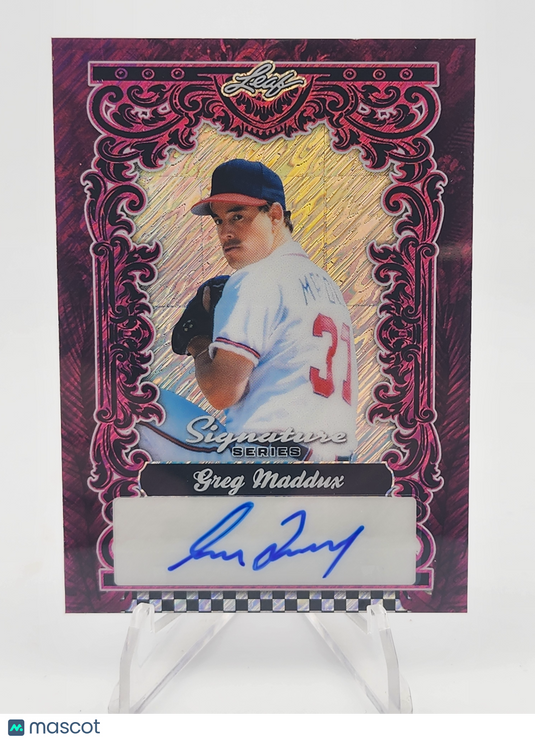 2025 Leaf Signature Series Greg Maddux #BA-GM1 1 of 1