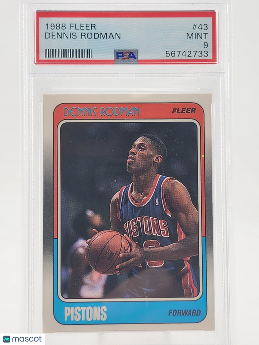 1988 Fleer Dennis Rodman #43 PSA 9